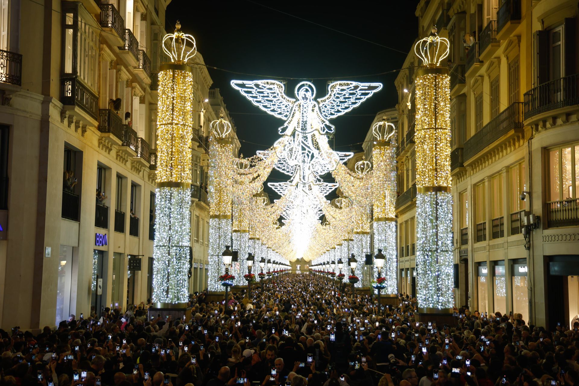 Malaga&#039;s big Christmas switch-on - in pictures